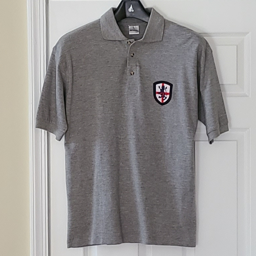 Imperial Men's Large Polo Shirt England Crest- 100% Cotton New